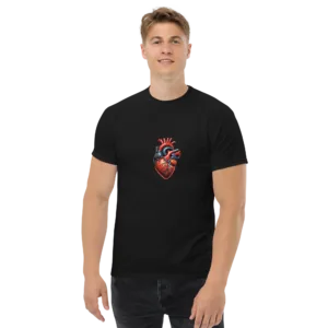 “HEART” – Unisex T-Shirt - Görsel 3