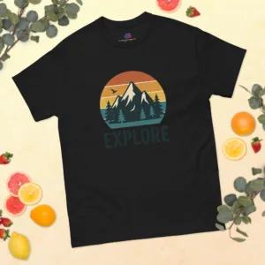“EXPLORE” – Unisex T-Shirt - Görsel 3