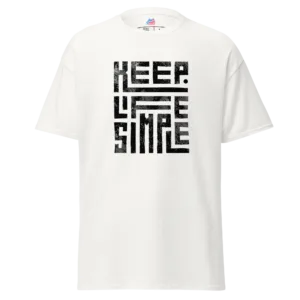 “KEEPSIMPLE” – Unisex T-Shirt - Görsel 1