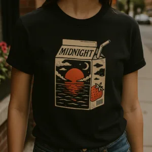 “MIDNIGHT” – Unisex T-Shirt - Görsel 2